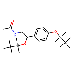4-(2-Acetylamino-1-(tert-butyldimethylsilyloxy)ethyl)phenol, tert-butyldimethylsilyl ether