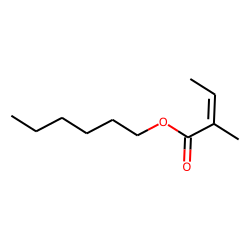 Hexyl (E)-2-methylbut-2-enoate
