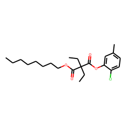 Diethylmalonic acid, 2-chloro-5-methylphenyl octyl ester