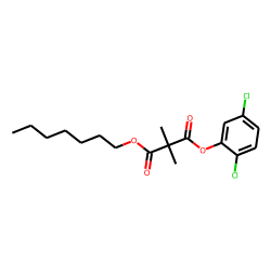 Dimethylmalonic acid, 2,5-dichlorophenyl heptyl ester