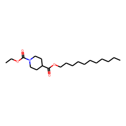 Isonipecotic acid, N-ethoxycarbonyl-, undecyl ester