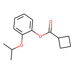 Cyclobutanecarboxylic acid, 2-isopropoxyohenyl ester