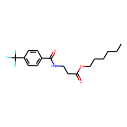 «beta»-Alanine, N-(4-trifluoromethylbenzoyl)-, hexyl ester