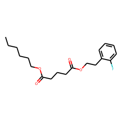 Glutaric acid, 2-(2-fluorophenyl)ethyl hexyl ester