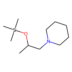 1-Piperidin-1-ylpropan-2-ol, trimethylsilyl ether