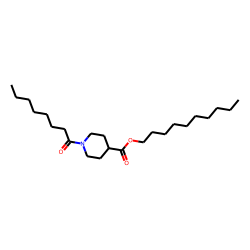 Isonipecotic acid, N-(octanoyl)-, decyl ester