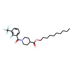 Isonipecotic acid, N-(2-fluoro-3-trifluoromethylbenzoyl)-, decyl ester