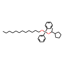 Silane, diphenyl(1-cyclopentylethoxy)dodecyloxy-
