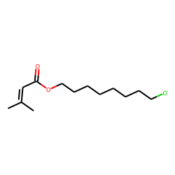 3-Methylbut-2-enoic acid, 8-chlorooctyl ester