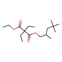 Diethylmalonic acid, ethyl 2,4,4-trimethylpentyl ester