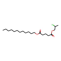 Glutaric acid, 2-chloropropyl dodecyl ester