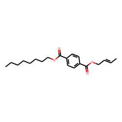Terephthalic acid, but-2-enyl octyl ester