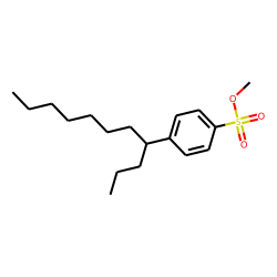 Benzenesulphonic acid, 4-(4-undecyl)-, methyl ester