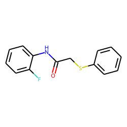 Phenylthioacetamide, N-(2-fluorophenyl)-