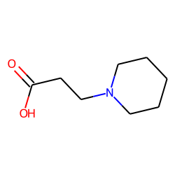 1-Piperidinepropanoic acid