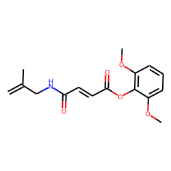 Fumaric acid, monoamide, N-methallyl-, 2,6-dimethoxyphenyl ester