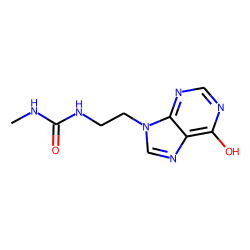 Urea, 1-[2-(6-hydroxy-9h-purin-9-yl)ethyl]-3-methyl-
