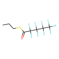 Perfluoro-pentan ethioic acid S-propyl ester