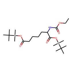 «alpha»-Aminopimelic acid, ethoxycarbonylated, TBDMS