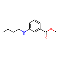 Benzoic acid, 3-(butylamino)-, methyl ester