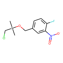 4-Fluoro-3-nitrobenzyl alcohol, chloromethyldimethylsilyl ether