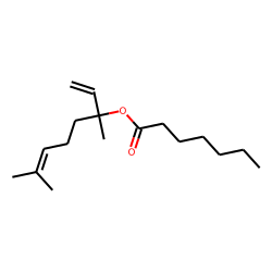 Linalyl heptanoate