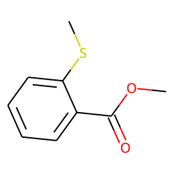 Benzoic acid, 2-(methylthio)-, methyl ester