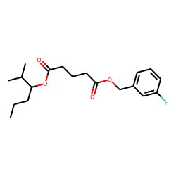 Glutaric acid, 3-fluorobenzyl 2-methylhex-3-yl ester