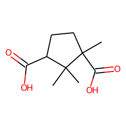 1,3-Cyclopentanedicarboxylic acid, 1,2,2-trimethyl-, (1R-cis)-