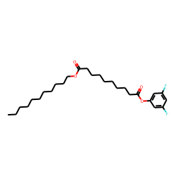 Sebacic acid, 3,5-difluorophenyl undecyl ester