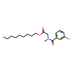 Sarcosine, N-(3-bromobenzoyl)-, nonyl ester