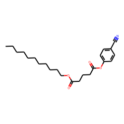 Glutaric acid, 4-cyanophenyl undecyl ester