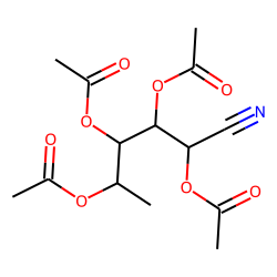 L-(+)-Rhamnose, aldononitrile, tetraacetate