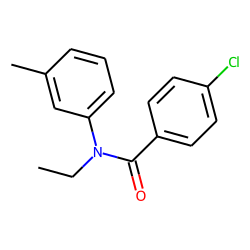 Benzamide, N-ethyl-N-(3-methylphenyl)-4-chloro-