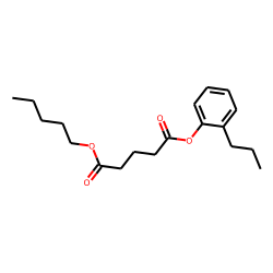 Glutaric acid, pentyl 2-propylphenyl ester