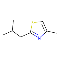 Thiazole, 4-methyl-2-(2-methylpropyl)-