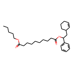 Sebacic acid, (2-(cyclohexenyl-3)-1-phenyl)ethyl pentyl ester