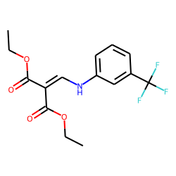Malonic acid, (alpha,alpha,alpha-trifluoro-m-toluidine)methylene-, diethyl ester