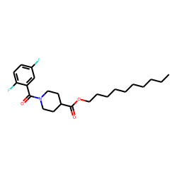 Isonipecotic acid, N-(2,5-difluorobenzoyl)-, decyl ester