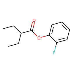 2-Ethylbutyric acid, 2-fluorophenyl ester