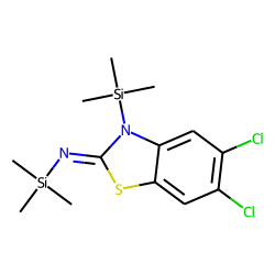 5,6-Dichloro-1,3-benzothiazol-1-trimethylsilyl-2-(trimethylsilyl)imine