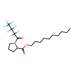 L-proline, n-heptafluorobutyryl-, decyl ester