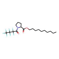l-Proline, n-heptafluorobutyryl-, decyl ester