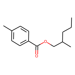 4-Methylbenzoic acid, 2-methylpentyl ester