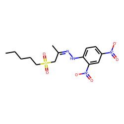 2,4-Dinitrophenylhydrazone of 1-n-pentanesulfonyl-2-propanone