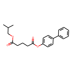 Glutaric acid, 4-biphenyl isobutyl ester