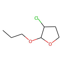 2-propoxy-3-chloro-tetrahydro-furan