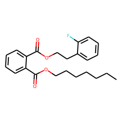 Phthalic acid, 2-(2-fluorophenyl)ethyl heptyl ester