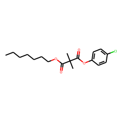 Dimethylmalonic acid, 4-chlorophenyl heptyl ester