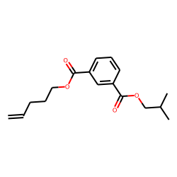 Isophthalic acid, isobutyl pent-4-enyl ester